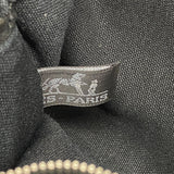 【6ee5758-k】エルメス ハンドバッグ トロカホリゾンタルPM キャンバス ブラック シルバー金具【中古】メンズ レディース ユニセックス