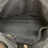 【6ee5758-k】エルメス ハンドバッグ トロカホリゾンタルPM キャンバス ブラック シルバー金具【中古】メンズ レディース ユニセックス