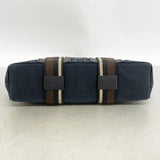 【6ee5758-k】エルメス ハンドバッグ トロカホリゾンタルPM キャンバス ブラック シルバー金具【中古】メンズ レディース ユニセックス