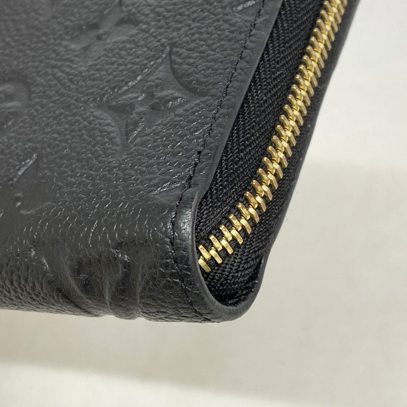 【6ee5775-k】ルイヴィトン 長財布 モノグラム・アンプラント ジッピーウォレット M61864 ノワール【中古】メンズ レディース ユニセックス