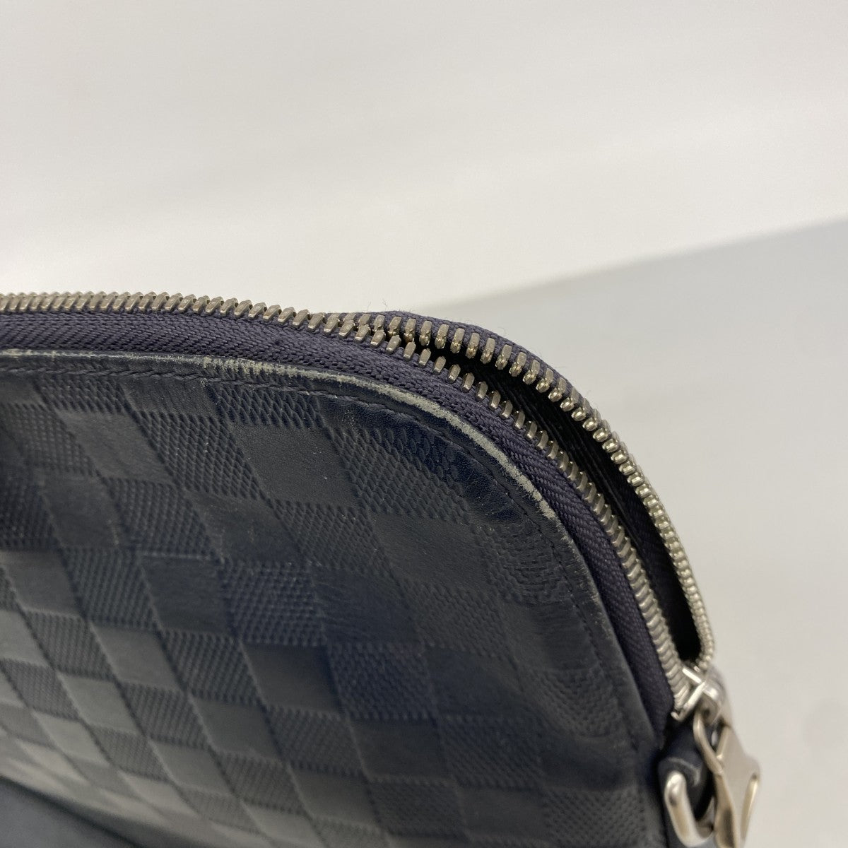 【6ee5783-k】ルイヴィトン ビジネスバッグ ダミエ・アンフィニ ポルトドキュマンジュール N41327 コスモス【中古】メンズ