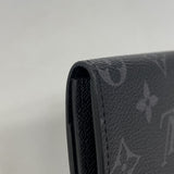 【6ee5799-k】ルイヴィトン カードケース モノグラム・エクリプス アンヴェロップ カルト ドゥ ヴィジット M12874 ブラック【中古】メンズ