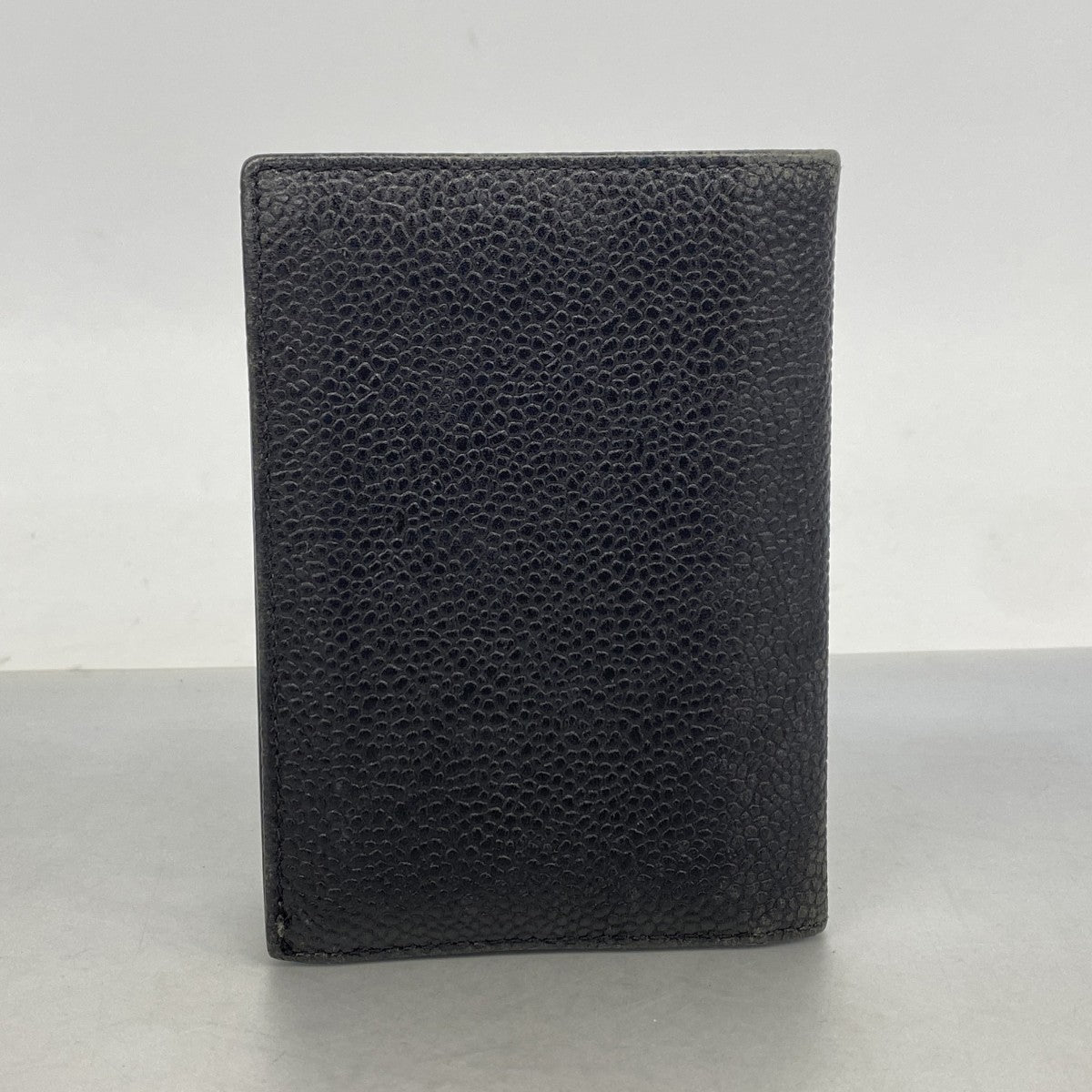 【6ee5800-k】シャネル カードケース キャビアスキン ブラック【中古】レディース