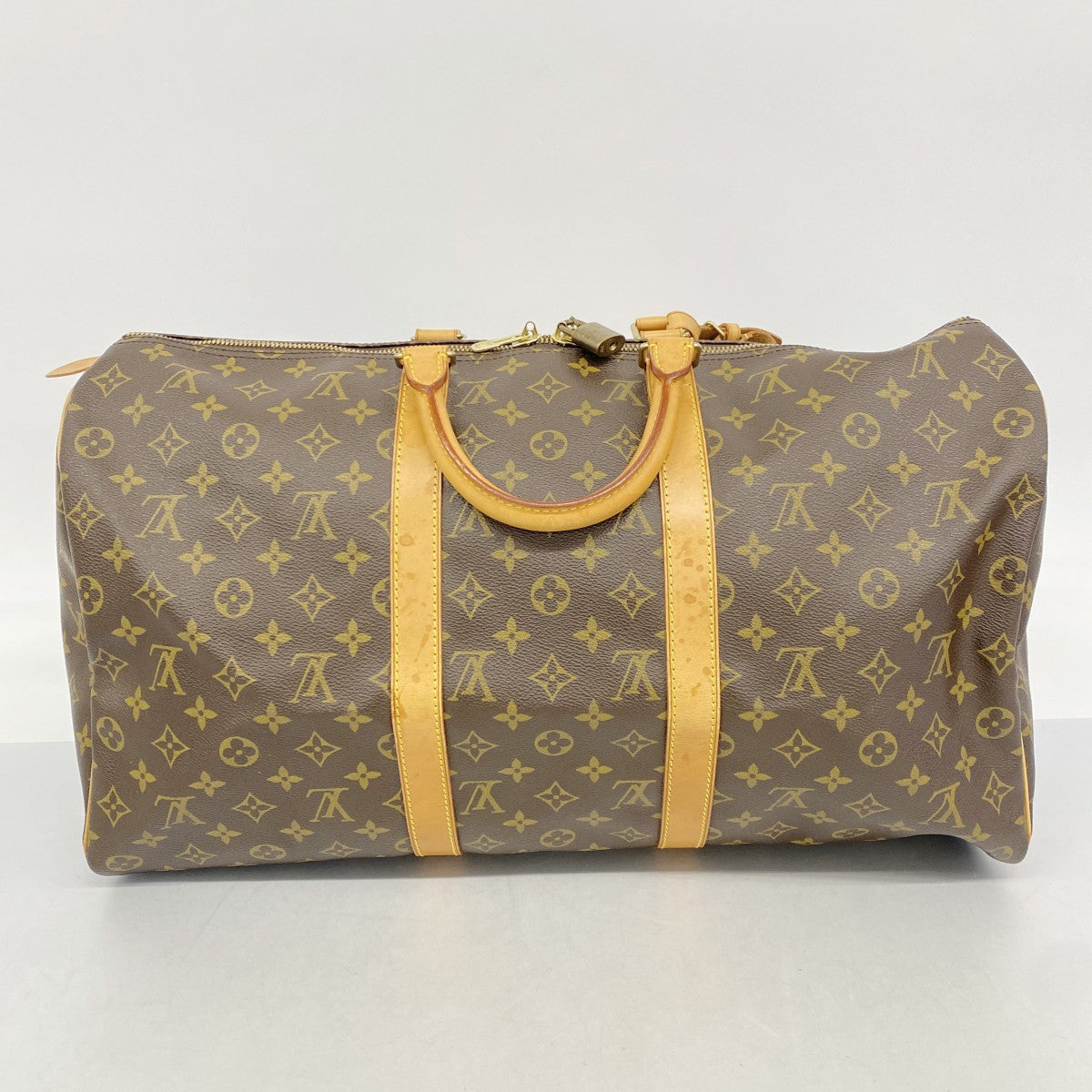 【6ee5811】ルイヴィトン ボストンバッグ モノグラム キーポル50 M41426 ブラウン【中古】メンズ レディース ユニセックス
