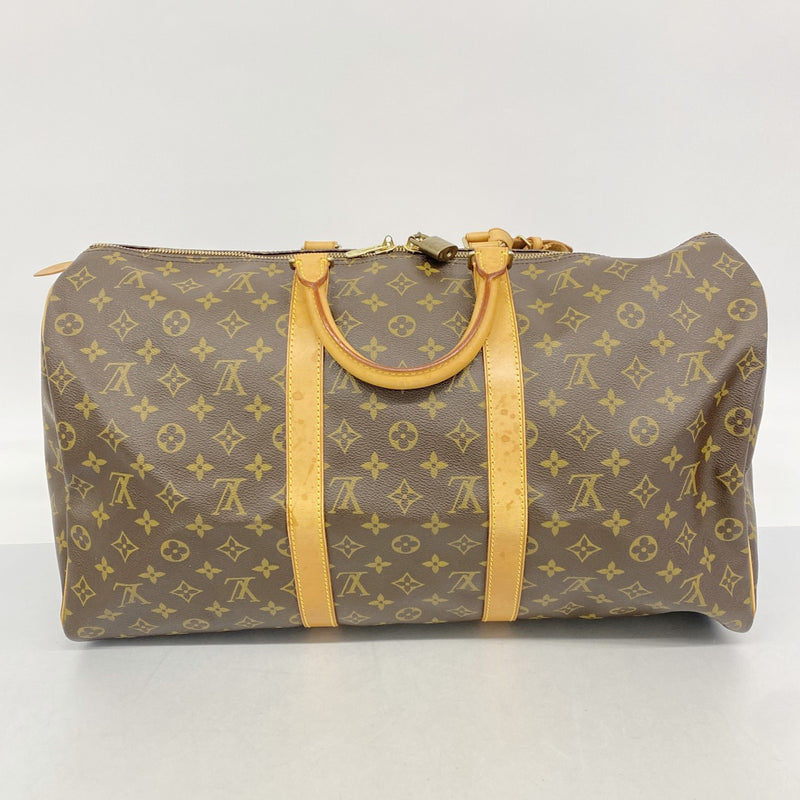 【6ee5811】ルイヴィトン ボストンバッグ モノグラム キーポル50 M41426 ブラウン【中古】メンズ レディース ユニセックス