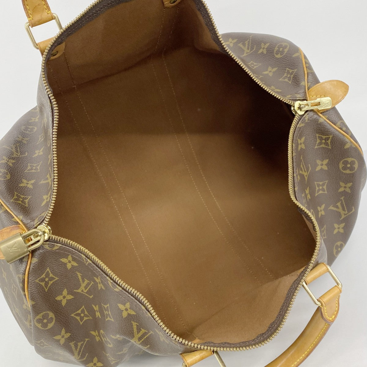 【6ee5812】ルイヴィトン ボストンバッグ モノグラム キーポル50 M41426 ブラウン【中古】メンズ レディース ユニセックス