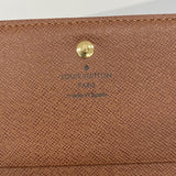 【6ee5823】ルイヴィトン 財布 モノグラム ポルトモネビエトレゾール M61730 ブラウン【中古】レディース