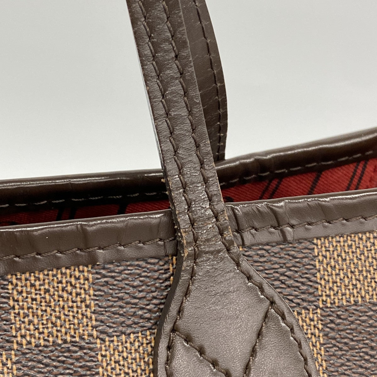 【6ee5859】ルイヴィトン トートバッグ ダミエ ネヴァーフルMM N51105 エベヌ【中古】レディース