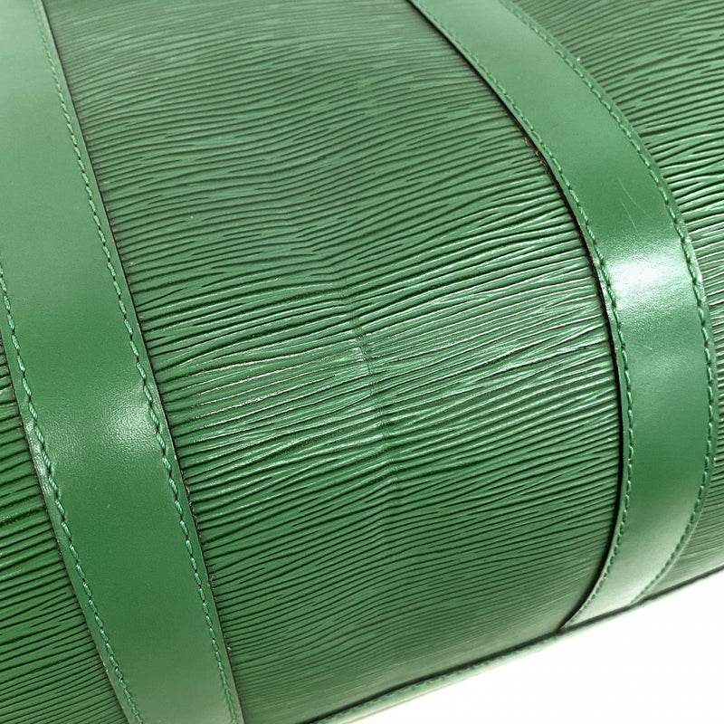 【6ee5878】ルイヴィトン ボストンバッグ エピ キーポル45 M42974 ボルネオグリーン【中古】メンズ レディース ユニセックス