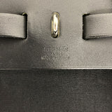 【6ee5880】エルメス ハンドバッグ エールバッグPM トワルオフィシエ ブラック シルバー金具 □G刻印【中古】レディース