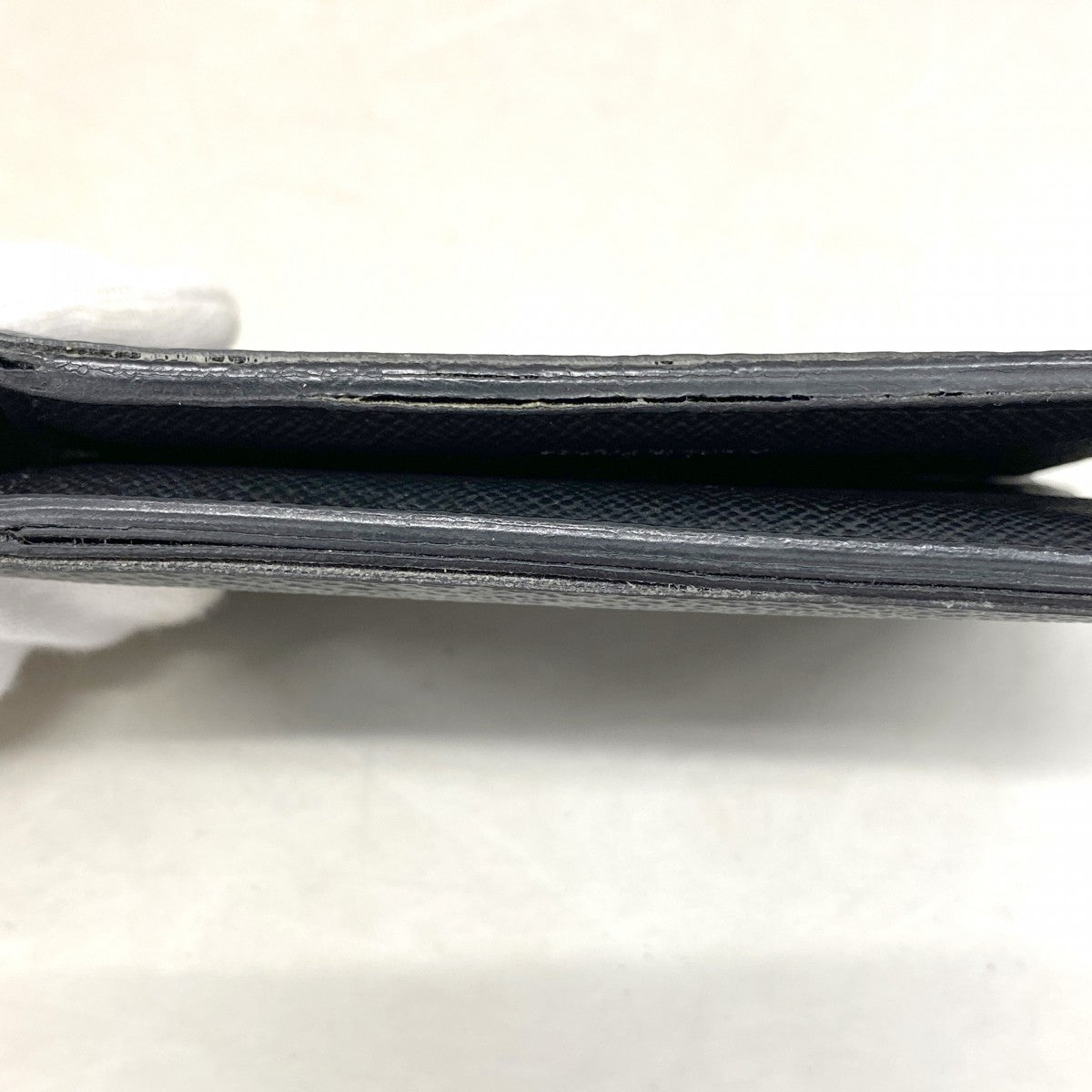 【6ee5901-k】ルイヴィトン 札入れ モノグラム・エクリプス ポルトフォイユミュルティプル M61695 ブラック【中古】メンズ