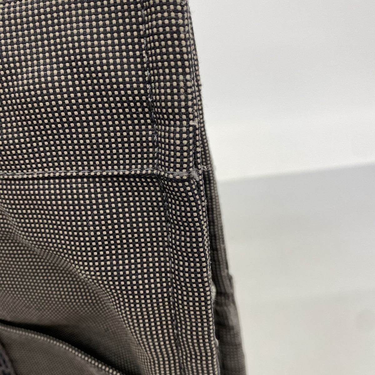 【6ee5919-k】エルメス トートバッグ エールラインMM キャンバス グレー シルバー金具【中古】メンズ レディース ユニセックス