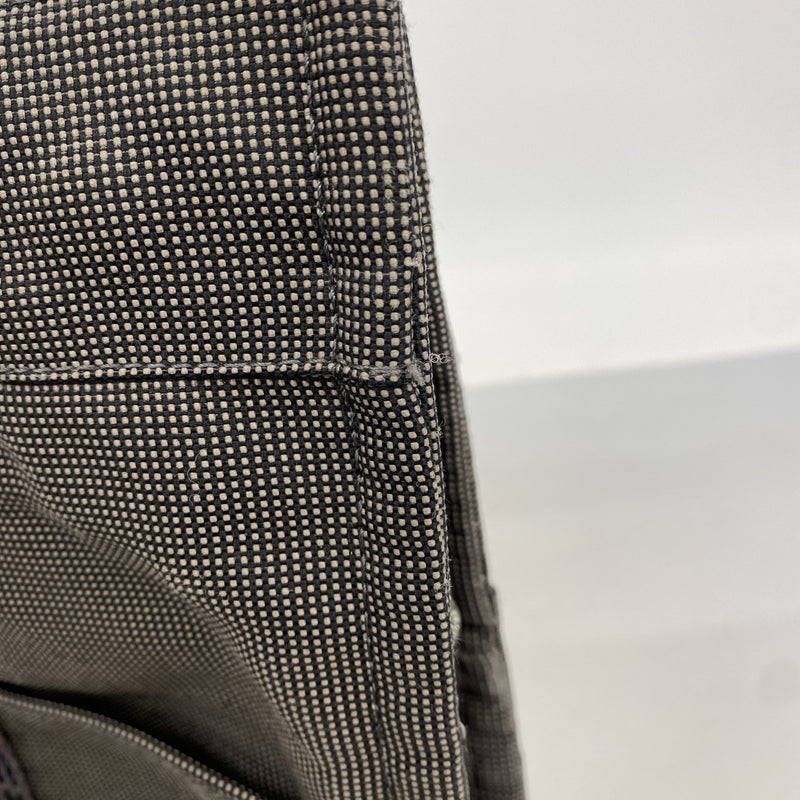 【6ee5919-k】エルメス トートバッグ エールラインMM キャンバス グレー シルバー金具【中古】メンズ レディース ユニセックス