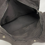 【6ee5919-k】エルメス トートバッグ エールラインMM キャンバス グレー シルバー金具【中古】メンズ レディース ユニセックス