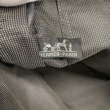 【6ee5919-k】エルメス トートバッグ エールラインMM キャンバス グレー シルバー金具【中古】メンズ レディース ユニセックス