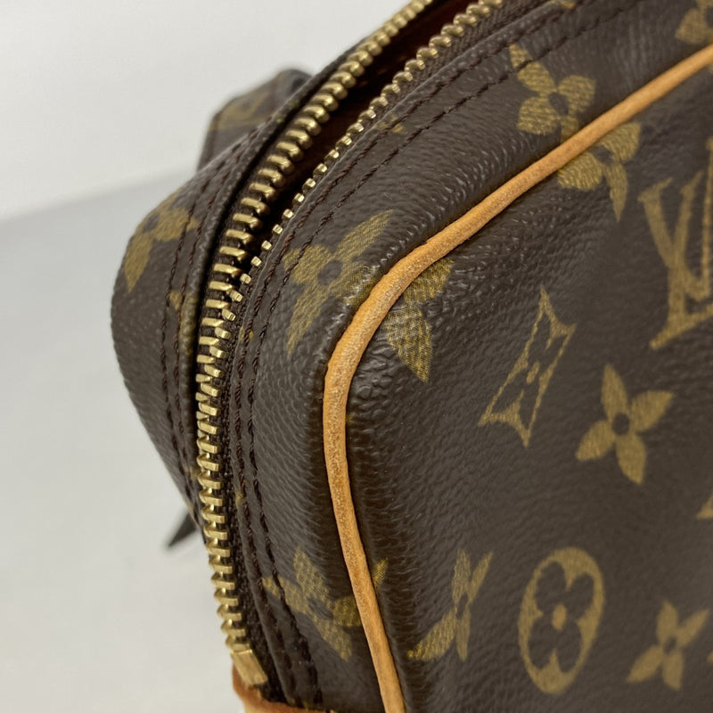 【6ee5933】ルイヴィトン ショルダーバッグ モノグラム ポシェットマルリーバンドリエール M51828 ブラウン【中古】レディース