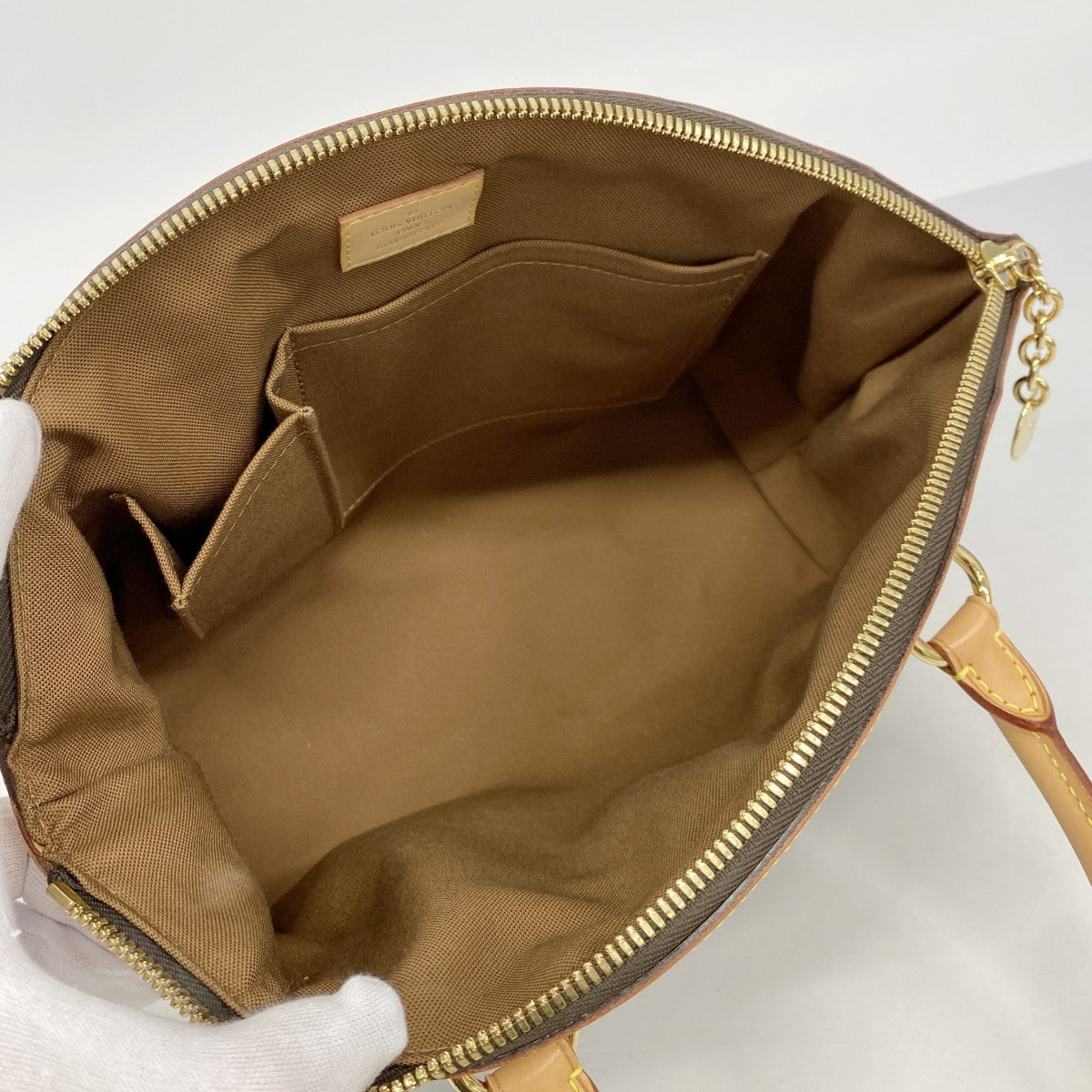 【6ee5939】ルイヴィトン ハンドバッグ モノグラム ティヴォリPM M40143 ブラウン【中古】レディース