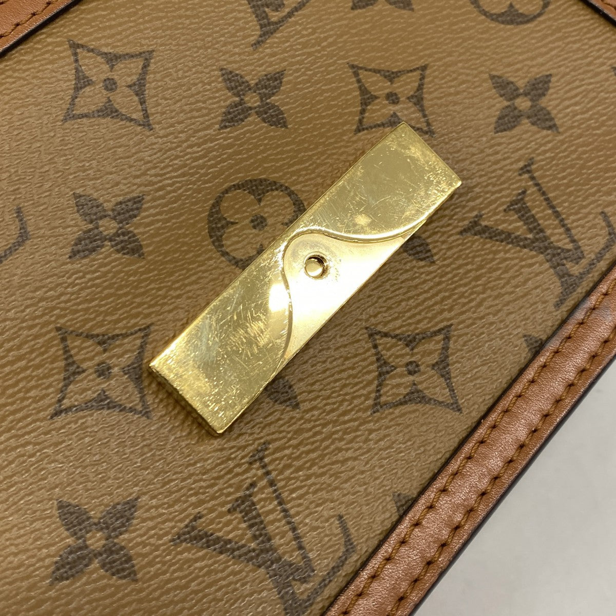 【6ee5940】ルイヴィトン ショルダーバッグ モノグラム・リバース ドーフィーヌMINI M45959 ブラウン【中古】レディース