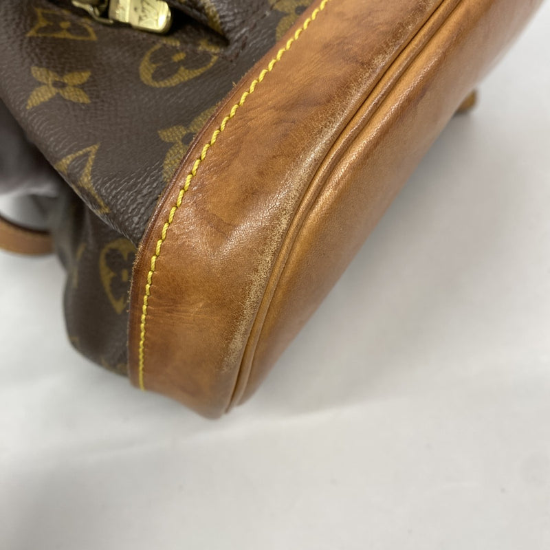 【6ee5946】ルイヴィトン リュック・デイパック モノグラム モンスリMM M51136 ブラウン【中古】レディース