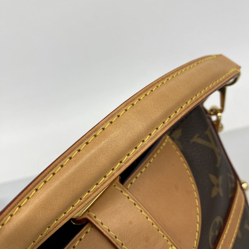【6ee5949】ルイヴィトン ハンドバッグ モノグラム ダッフルバッグ M43587 ブラウン 2wayバッグ【中古】レディース