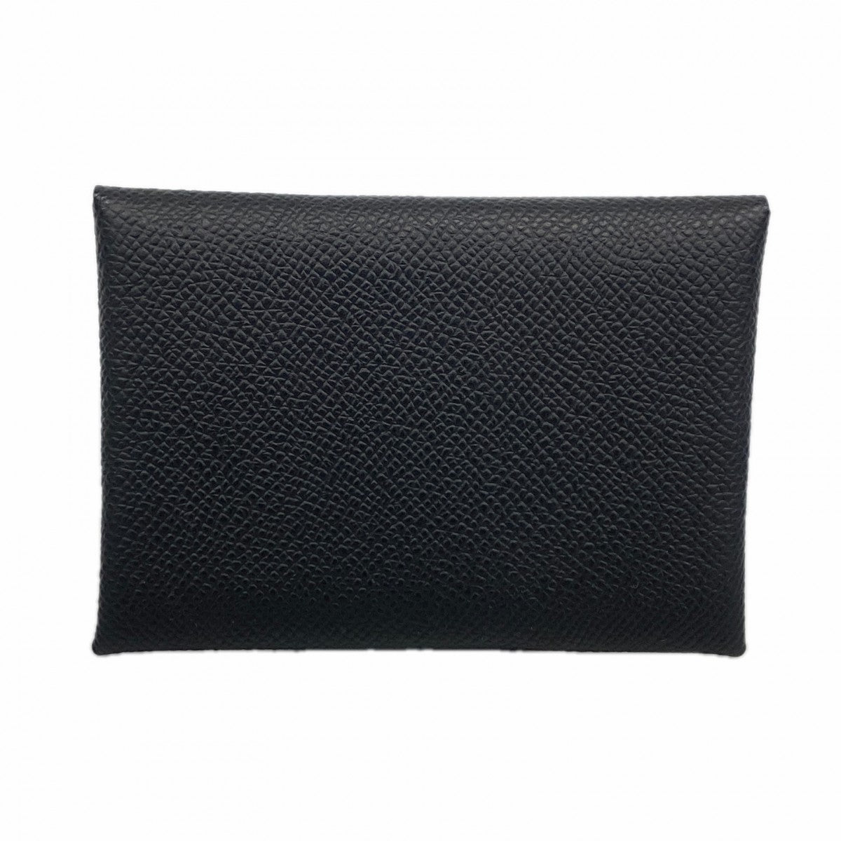 【6ee5951】エルメス コインケース カルヴィデュオ ヴォーエプソン ブラック シルバー金具 W刻印【中古】メンズ レディース ユニセックス