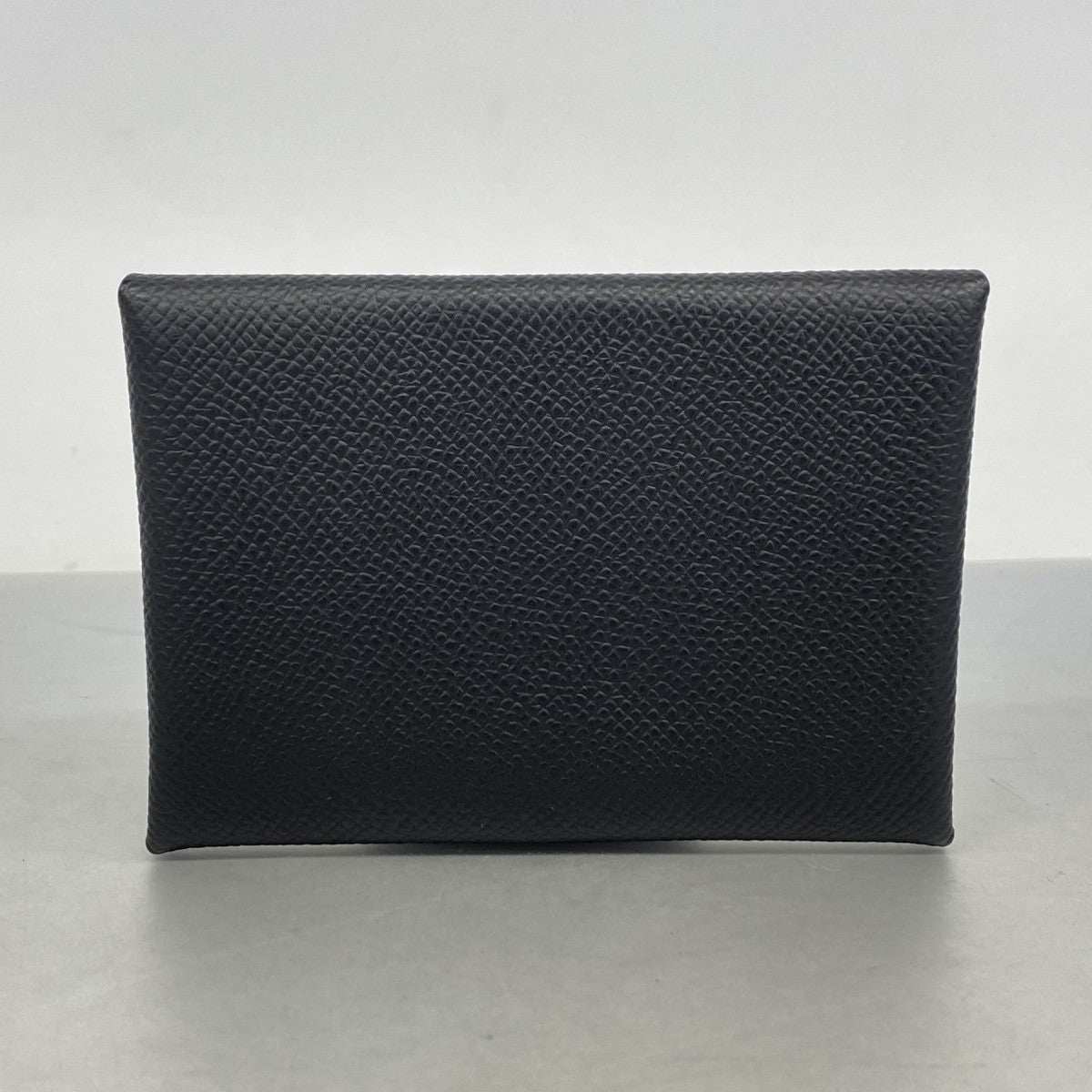 【6ee5951】エルメス コインケース カルヴィデュオ ヴォーエプソン ブラック シルバー金具 W刻印【中古】メンズ レディース ユニセックス
