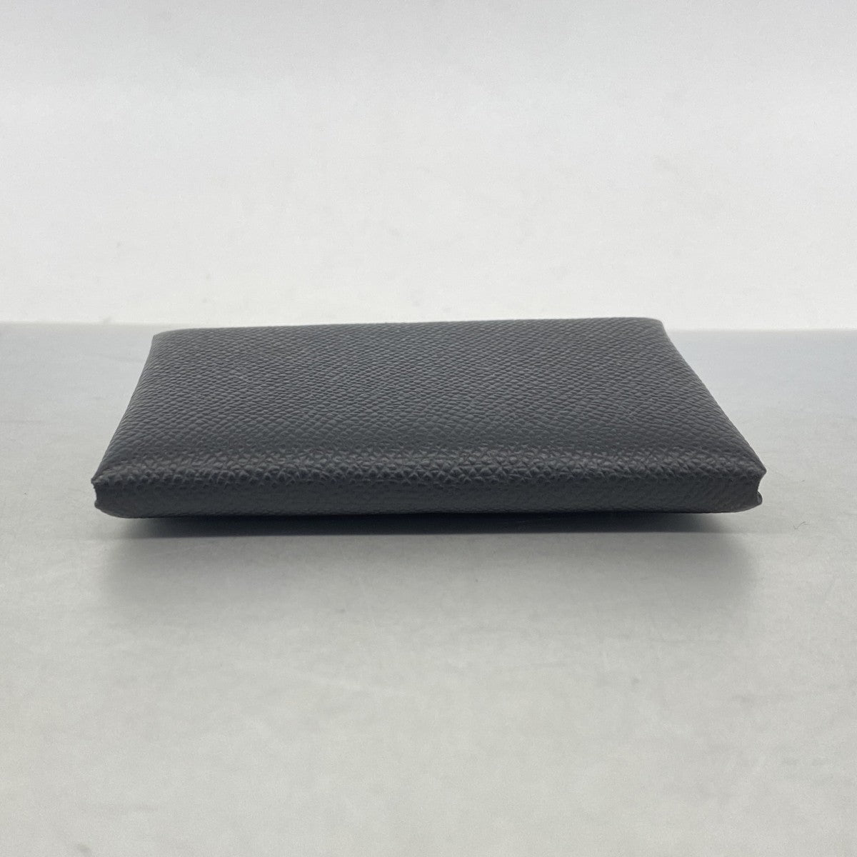 【6ee5951】エルメス コインケース カルヴィデュオ ヴォーエプソン ブラック シルバー金具 W刻印【中古】メンズ レディース ユニセックス