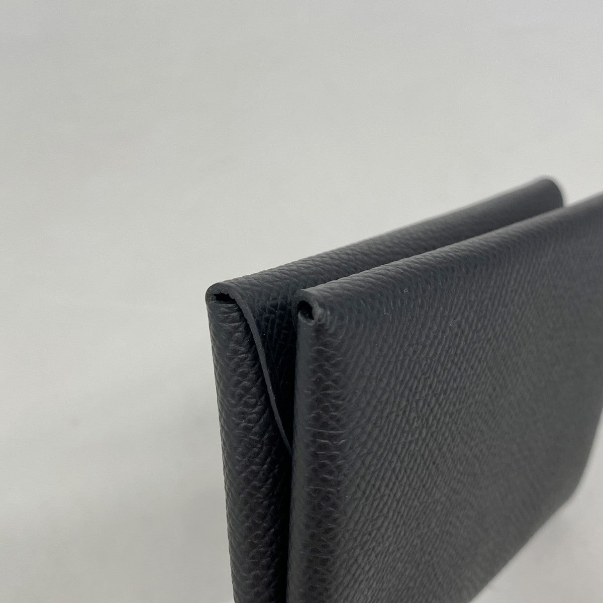 【6ee5951】エルメス コインケース カルヴィデュオ ヴォーエプソン ブラック シルバー金具 W刻印【中古】メンズ レディース ユニセックス