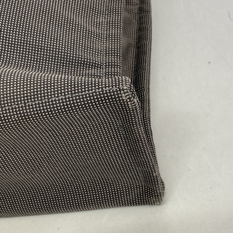 【6ee5952-k】エルメス トートバッグ エールラインMM キャンバス グレー シルバー金具【中古】メンズ レディース ユニセックス