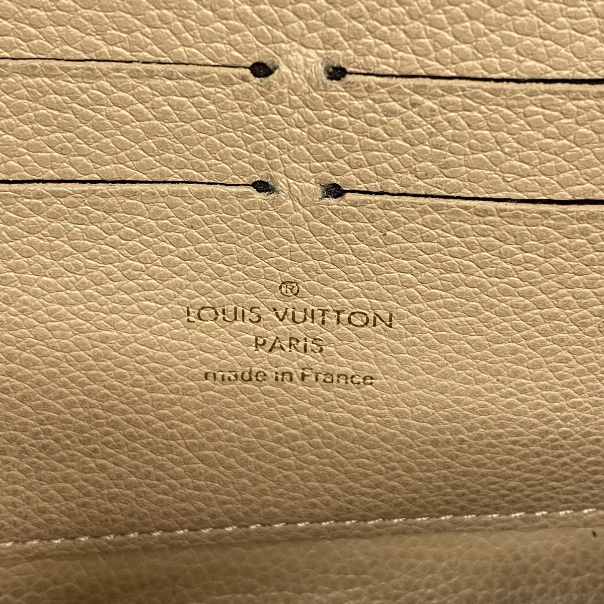 【6ee5958-k】ルイヴィトン 長財布 モノグラム・アンプラント ジッピーウォレット M60746 デュンヌ【中古】メンズ レディース ユニセックス