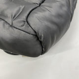 【6ee5982-k】シャネル リュック・デイパック ドゥドゥーヌ ナイロン ブラック シルバー金具【中古】レディース