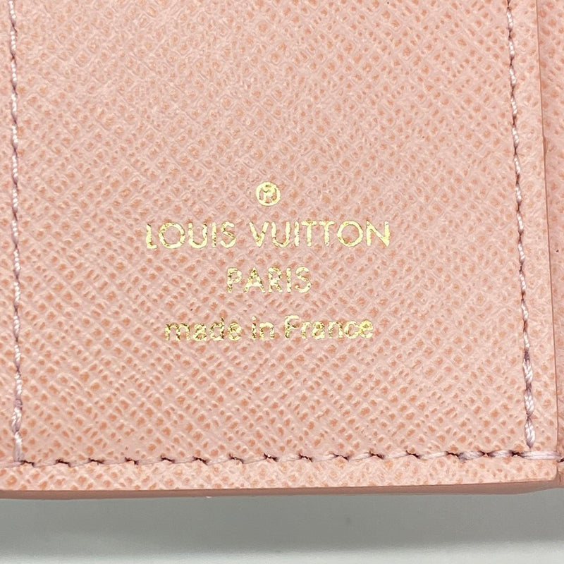 ★SALE【6ee5991-k】ルイヴィトン 三つ折り財布 ダミエ・アズール ポルトフォイユゾエ N60168 オードローズ【中古】レディース