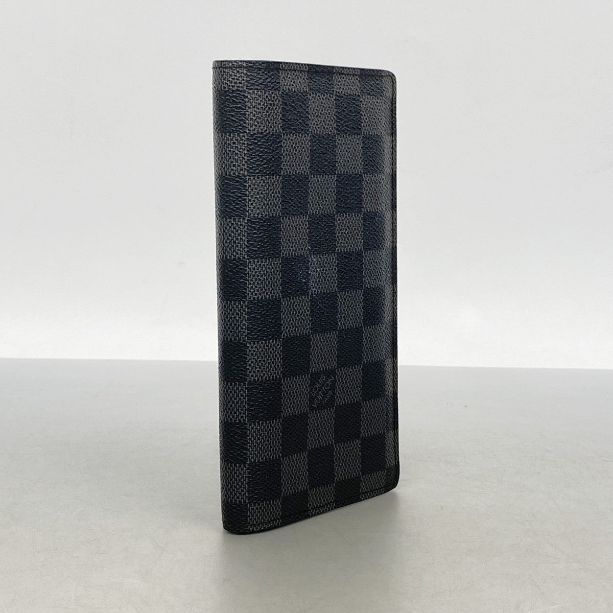 【6ee6007-k】ルイヴィトン 長財布 ダミエ・グラフィット ポルトフォイユブラザ N62665 ブラック【中古】メンズ