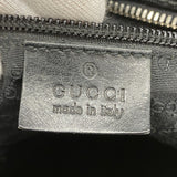 【6ee6023-k】グッチ トートバッグ 019 0451 ナイロン ブラック シルバー金具【中古】レディース