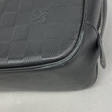 【6ee6046-k】ルイヴィトン クラッチバッグ ダミエ・アンフィニ トゥルーストワレ N23347 オニキス【中古】メンズ