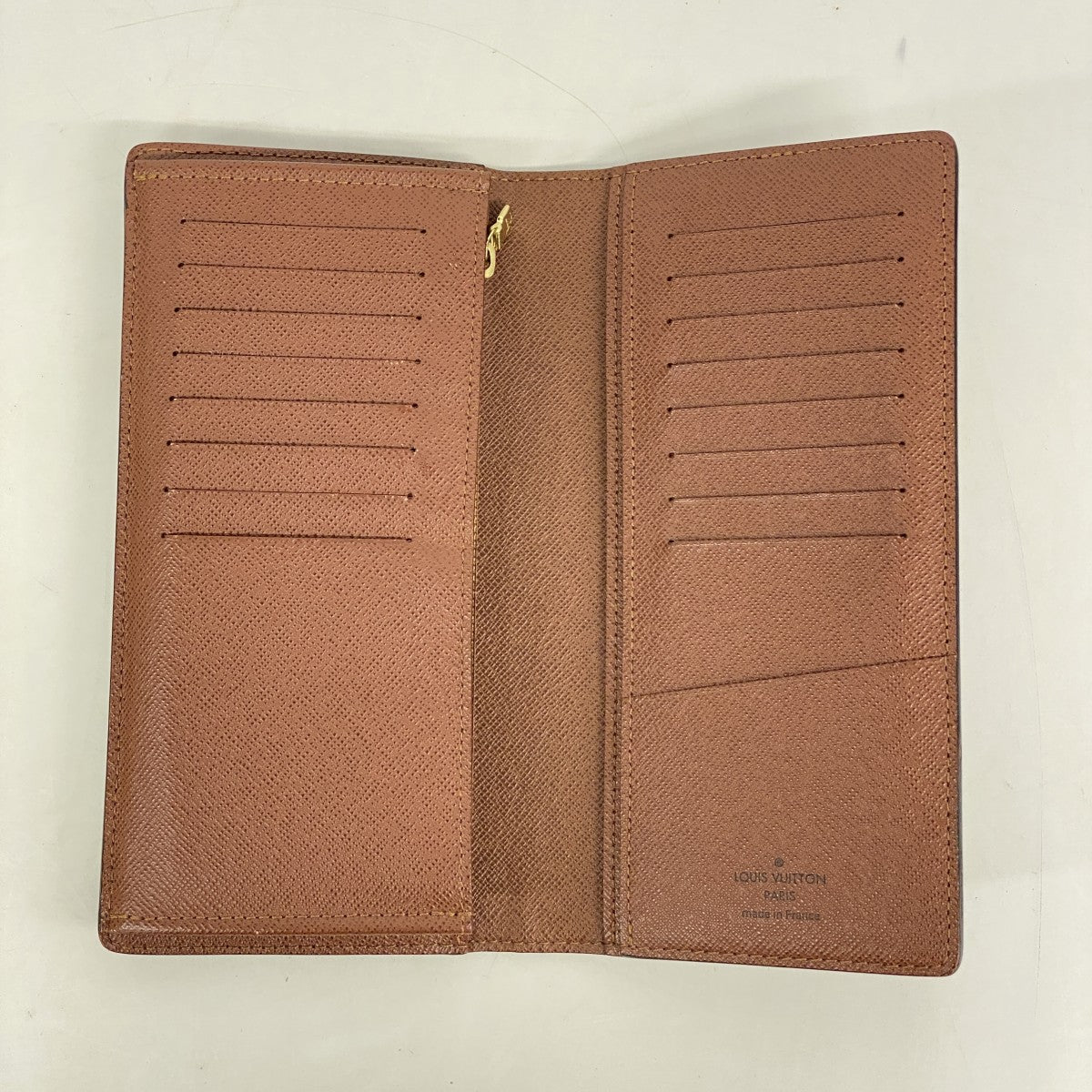 【6ee6048-k】ルイヴィトン 長財布 モノグラム ポルトフォイユブラザ M66540 ブラウン【中古】メンズ