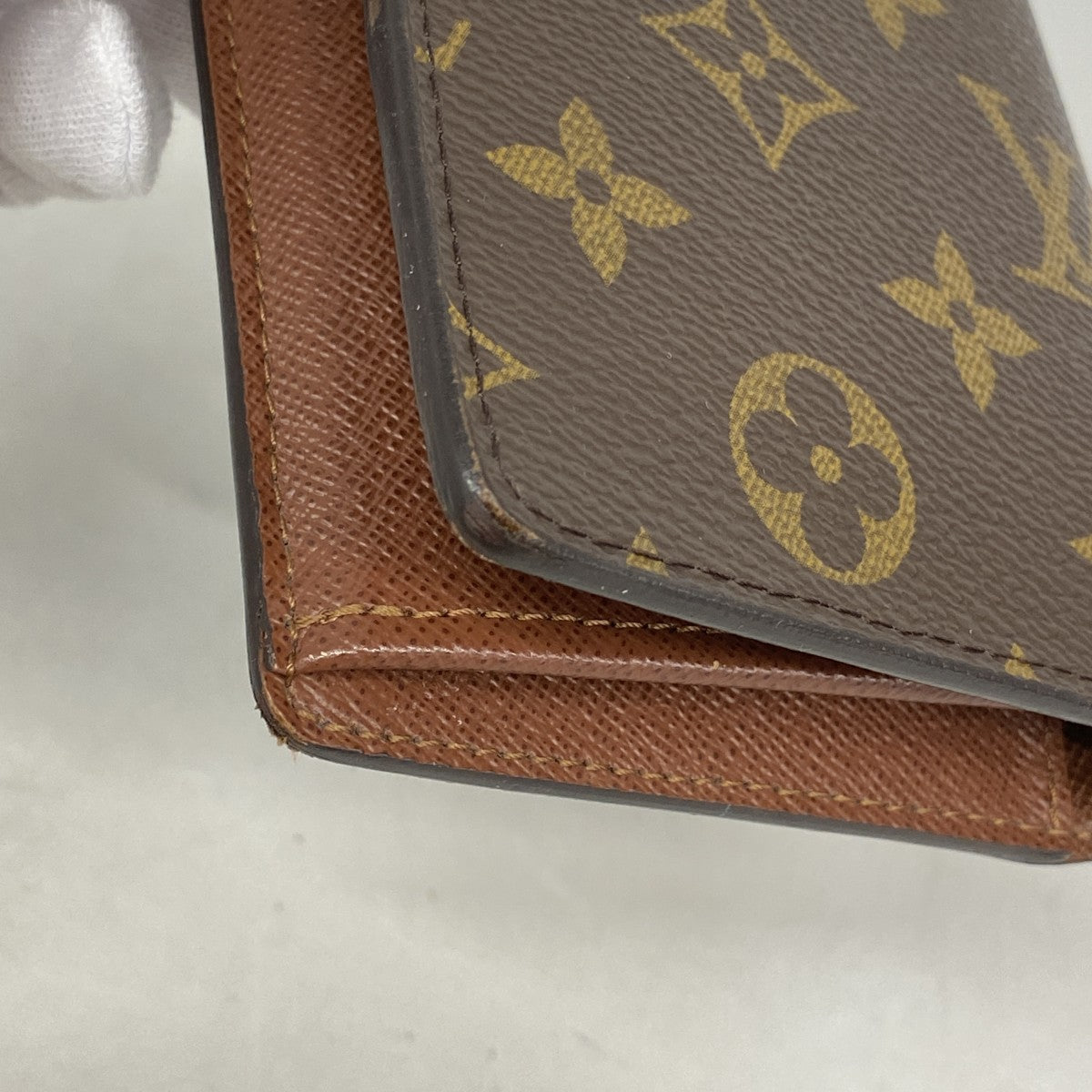 【6ee6048-k】ルイヴィトン 長財布 モノグラム ポルトフォイユブラザ M66540 ブラウン【中古】メンズ