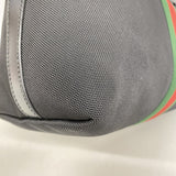 【6ee6085-k】グッチ ハンドバッグ シェリーライン 630923 ナイロン ブラック シルバー金具 2wayバッグ【中古】レディース
