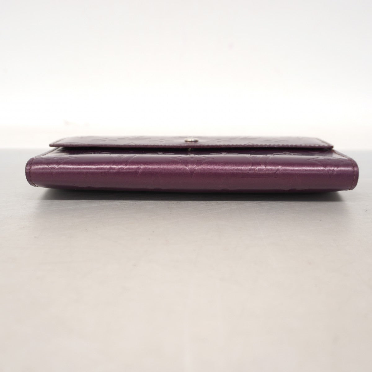 【6ee6123-k】ルイヴィトン 三つ折り長財布 モノグラム・マット ポルトレゾールインターナショナル M65106 ヴィオレ 【中古】レディース
