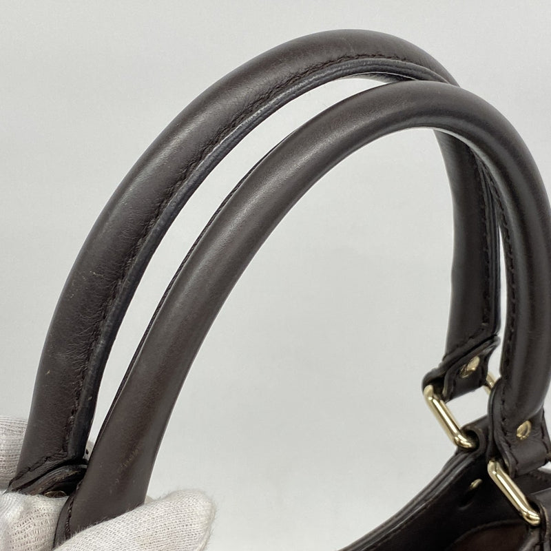 【6ee6148-k】グッチ ハンドバッグ GGキャンバス スーキー 211944 キャンバス ベージュ シャンパンゴールド金具【中古】レディース
