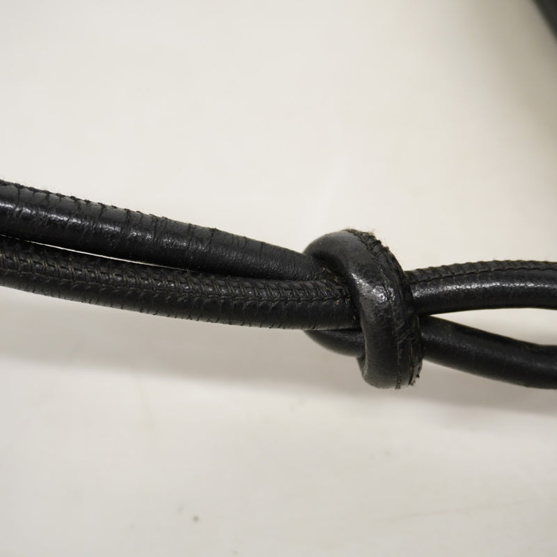 【6ee6184-k】シャネル ショルダーバッグ カンボン ラムスキン ブラック シルバー金具【中古】レディース