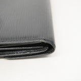 【6ee6192-k】ルイヴィトン 長財布 エピ ポシェットポルトモネクレディ M63592 ノワール【中古】レディース