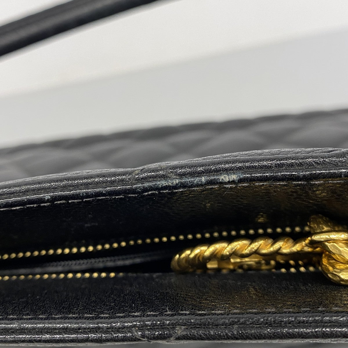 【6ee6201-k】シャネル トートバッグ 復刻トート キャンバス ブラック ゴールド金具【中古】レディース