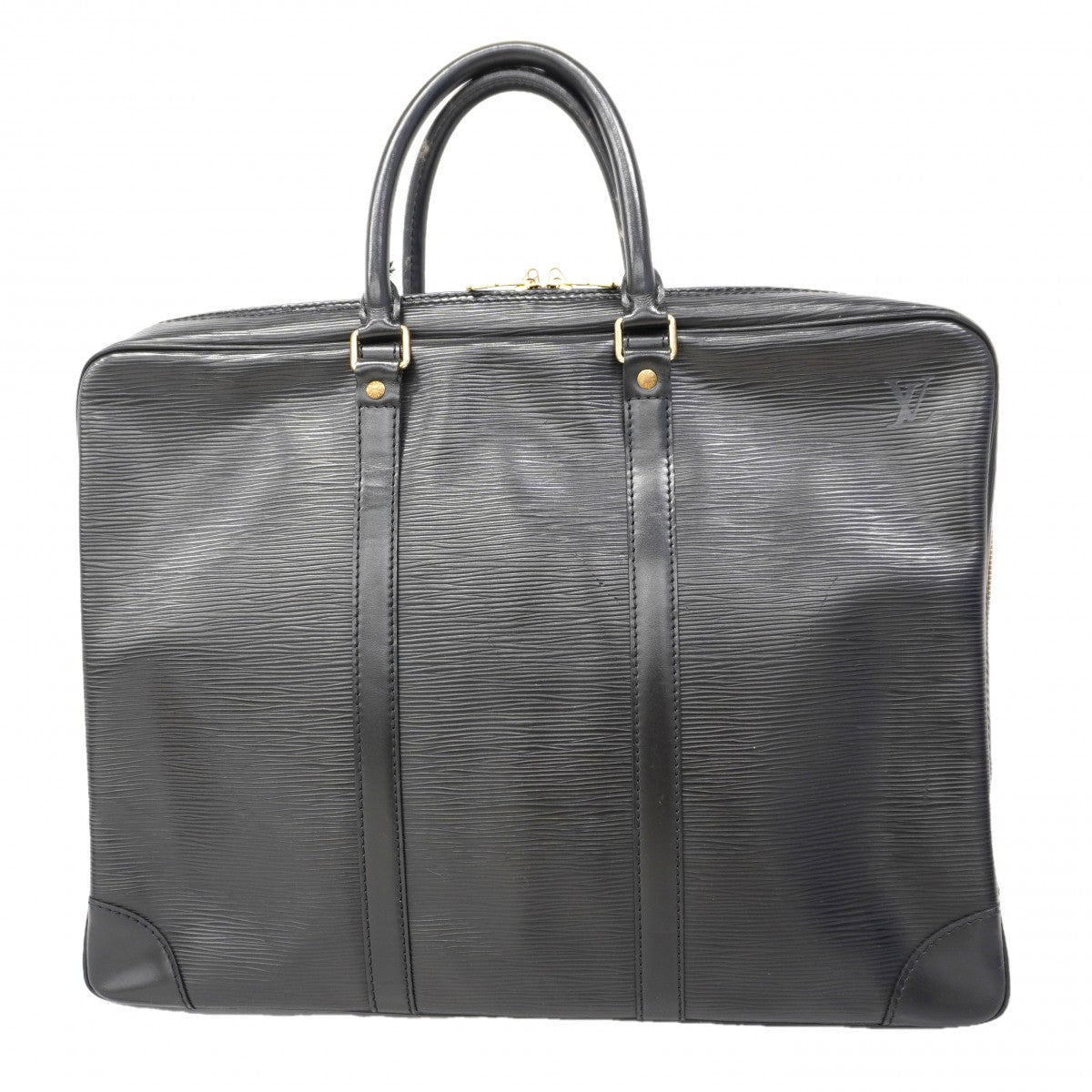 【6ee6214】ルイヴィトン ブリーフケース エピ ポルトドキュマンヴォワヤージュ M54472 ノワール【中古】メンズ