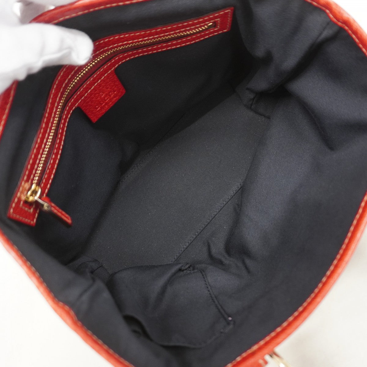 【6ee6219-k】グッチ トートバッグ GGキャンバス 139261 キャンバス ネイビー レッド シャンパンゴールド金具【中古】レディース