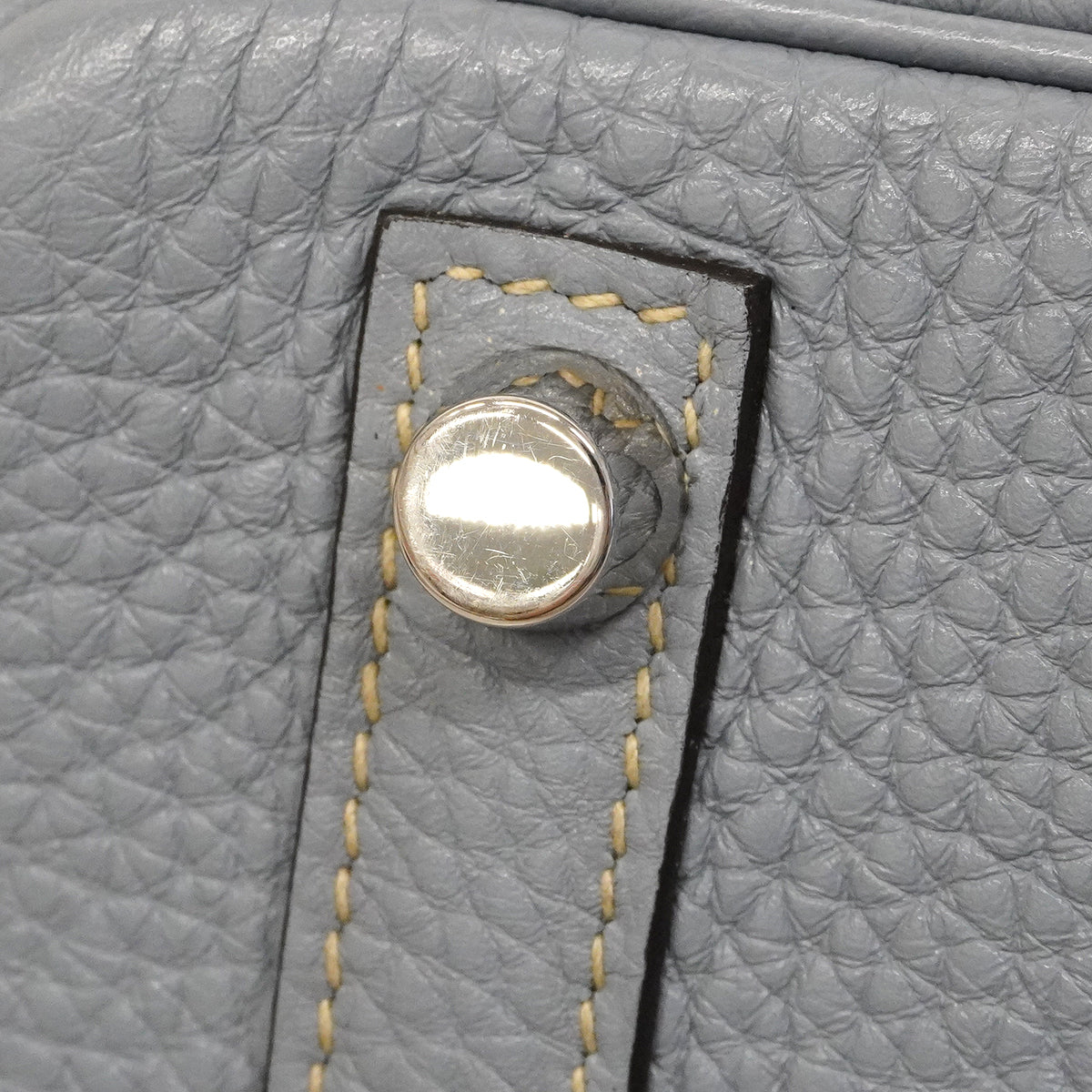 【6ee6258】エルメス ハンドバッグ バーキン25 トゴ ブルーラン シルバー金具 □Q刻印【中古】レディース