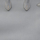 【6ee6258】エルメス ハンドバッグ バーキン25 トゴ ブルーラン シルバー金具 □Q刻印【中古】レディース