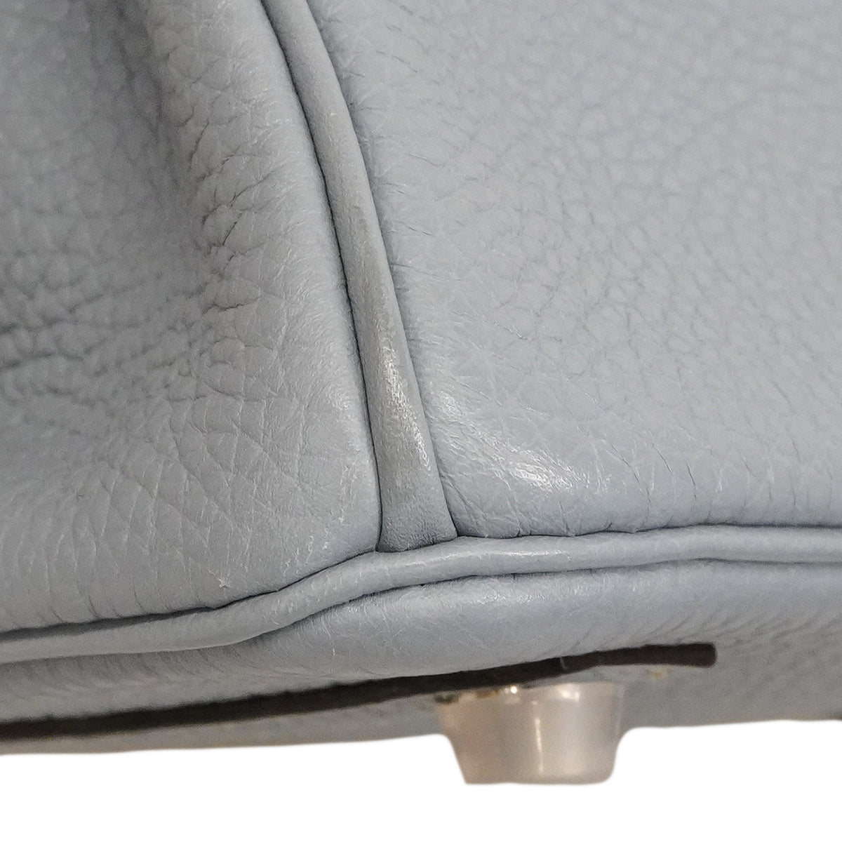 【6ee6258】エルメス ハンドバッグ バーキン25 トゴ ブルーラン シルバー金具 □Q刻印【中古】レディース