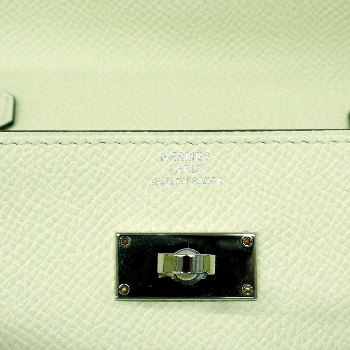 【6ee6259】エルメス ショルダーウォレット ケリートゥーゴー ヴォーエプソン ヴェールフィズ シルバー金具 W刻印【中古】レディース