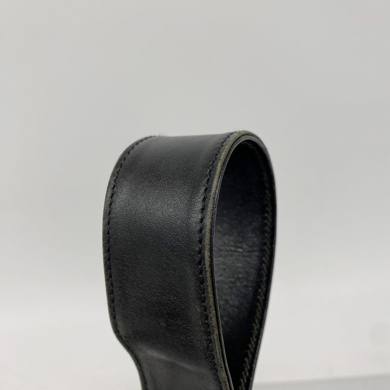 【6ee6260-k】グッチ ハンドバッグ バンブー 001 1577 スウェード ブラック シルバー金具 2wayバッグ【中古】レディース